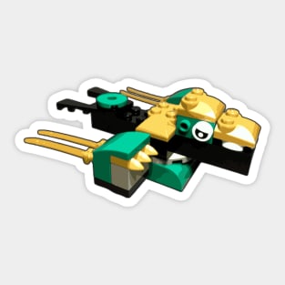 Brick Creations - The Golden Dragon Sticker